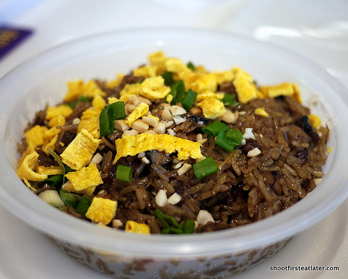 fried glutinous rice w/ preserved meats