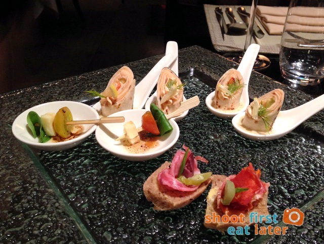 Oakroom Restaurant and Bar - amuse bouche