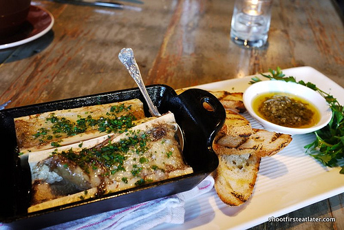 roasted bone marrow