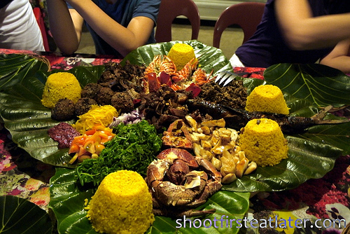 Pension Ivatan platter- before
