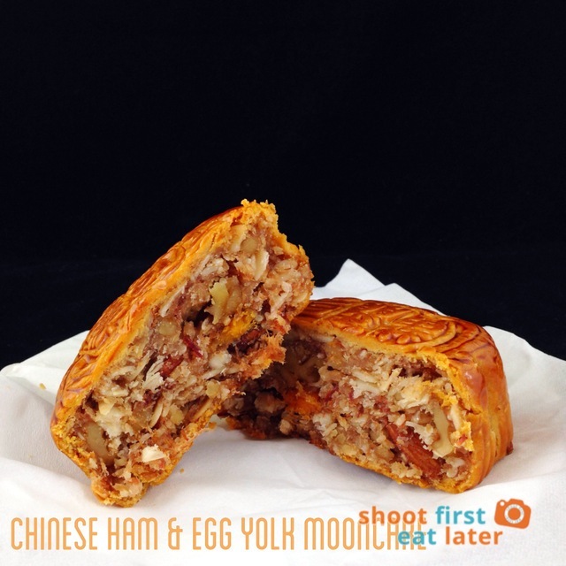 Chinese ham & egg yolk mooncake