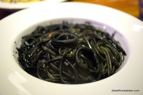 squid ink linguini