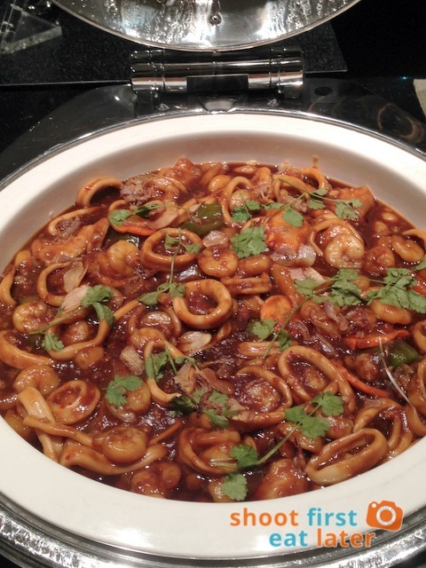 Oakroom Restaurant and Bar- stir-fried seafood