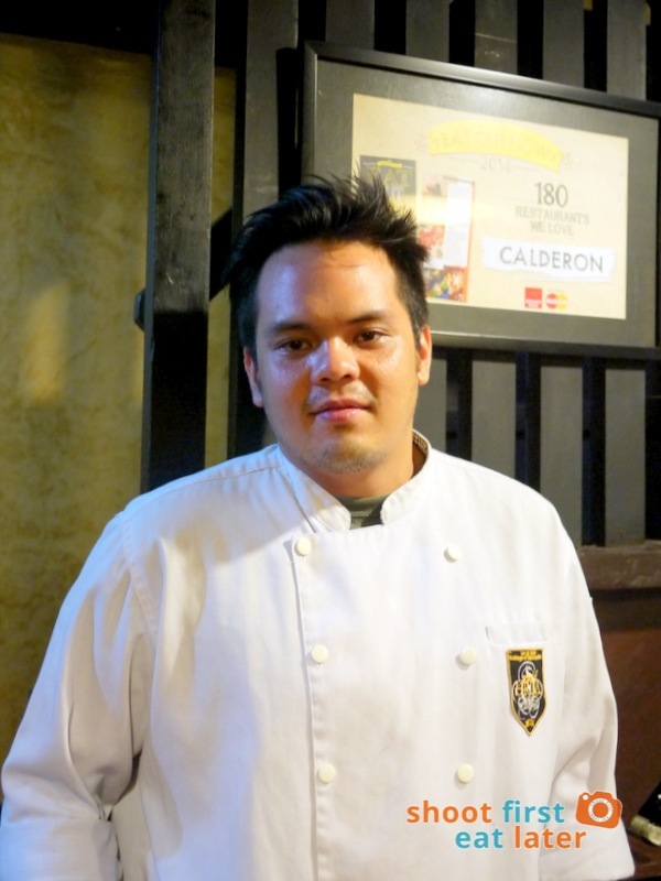 Calderon Restaurant - Chef Rafa