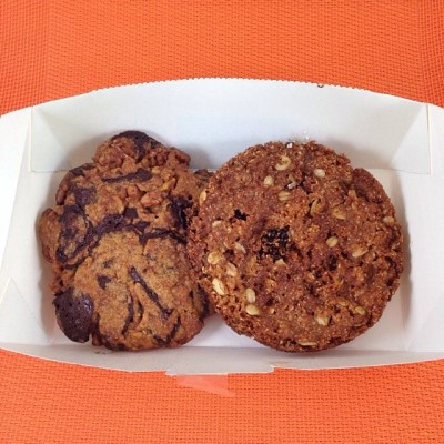 Wildflour's Choco Chip and Gluten Free Oatmeal Cookies
