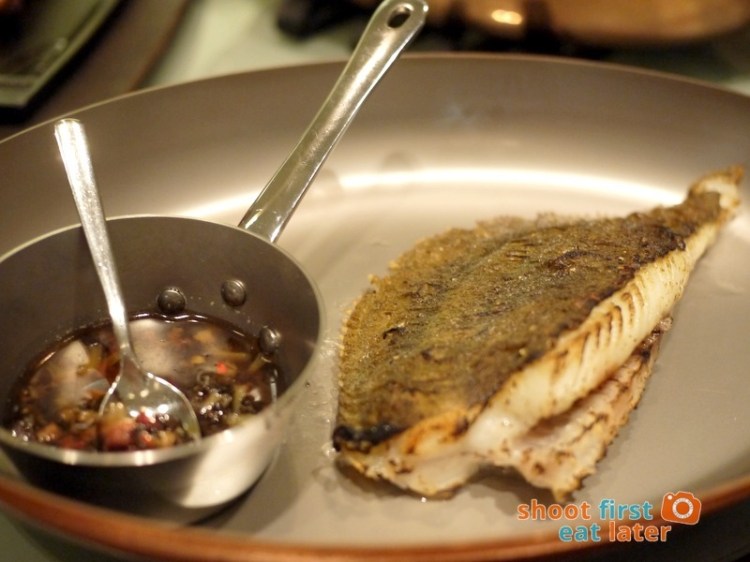 Allium Restaurant - Turbot ala Plancha with House Made XO Sauce