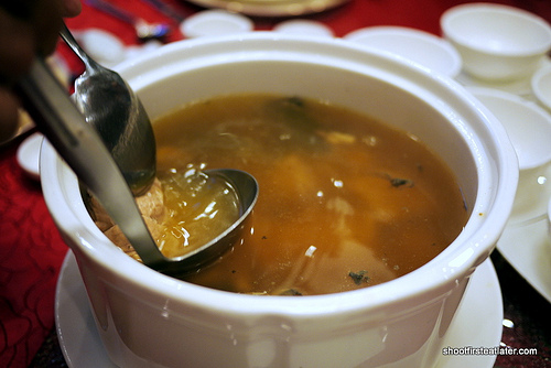 double boiled chicken soup