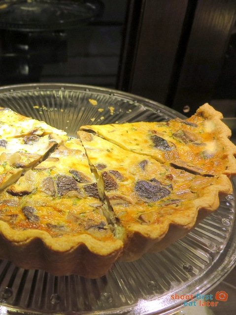 mushroom quiche