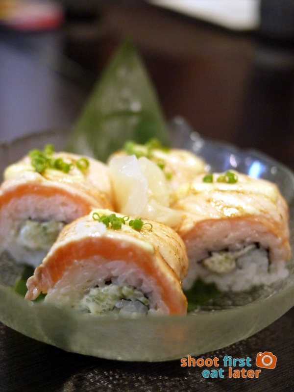 Toki Japanese REstaurant- salmon aburi bou sushi P360
