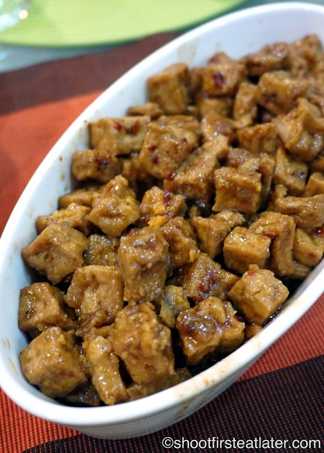marinated tofu