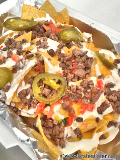 Hermano's carne asada nachos P195