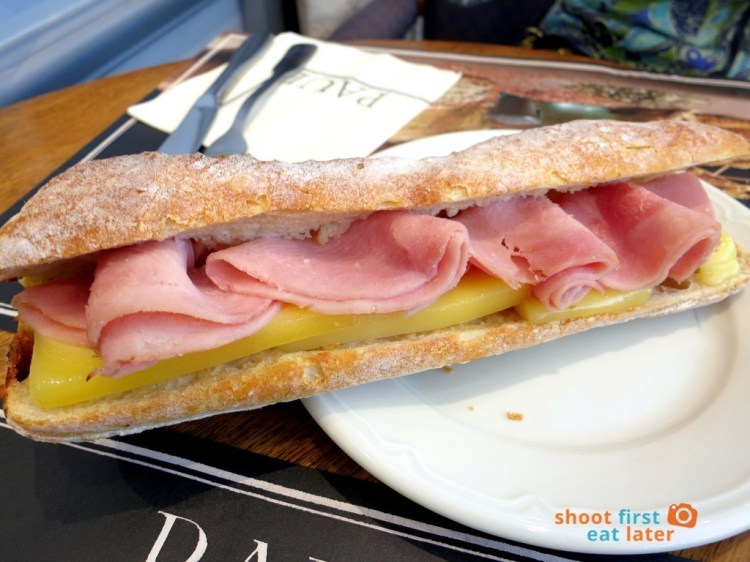 Paul Boulangerie Manila - ham & cheese baguette -001