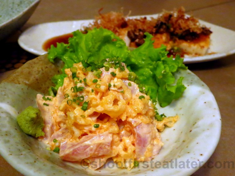 spicy tuna sashimi P320