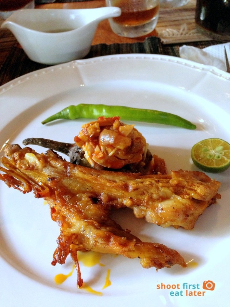 Bale Dutung- inihaw na tadyang na lechon at enseladang talong