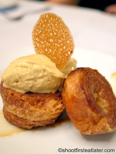 kouign amann with salted caramel ice cream P310
