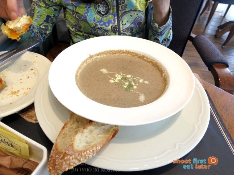Paul Boulangerie Manila- soup of the day 'mushroom soup' P95
