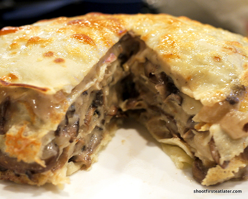 Mushroom Crêpe Cake-13