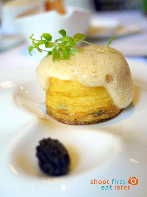 Mandarin Oriental Manila - The Tivoli- Richard Toix Degustation Menu - Potato Black Truffle Croustillant with Brown Butter