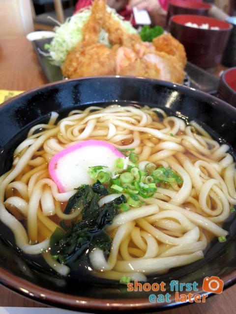 Romankan Yokohama- change rice to udon soup add HK$18