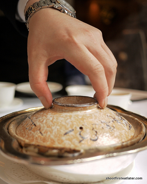 braised oyster w/ bacon & onion