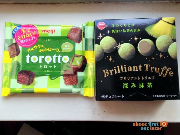1027 Yamada Japanese snacks - Meiji Torotto, Bourbon Brilliant Truffe