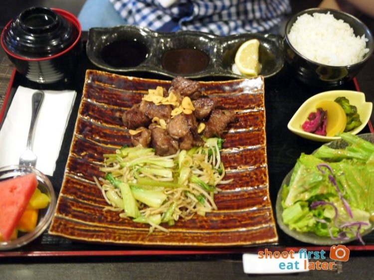Toki Japanese REstaurant- wagyu steak lunch P2,000
