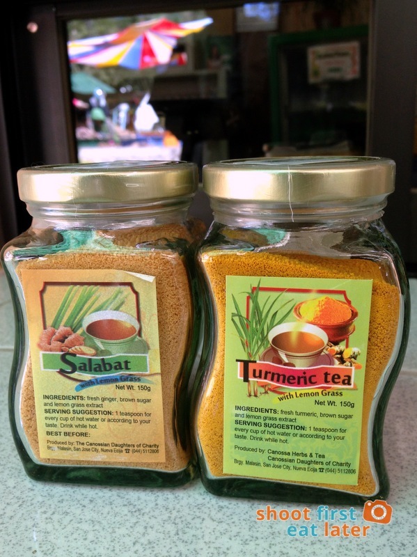 Organic Products at Good Shepherd Baguio- Salabat, Turmeric Lemongrass tea
