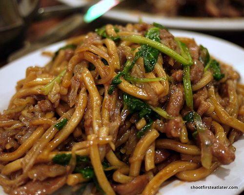 Shanghai Fried Flat Noodle
