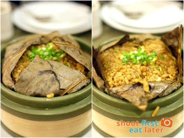 steamed lotus leaf rice P128