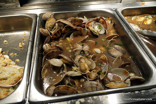 clams in black bean sauce