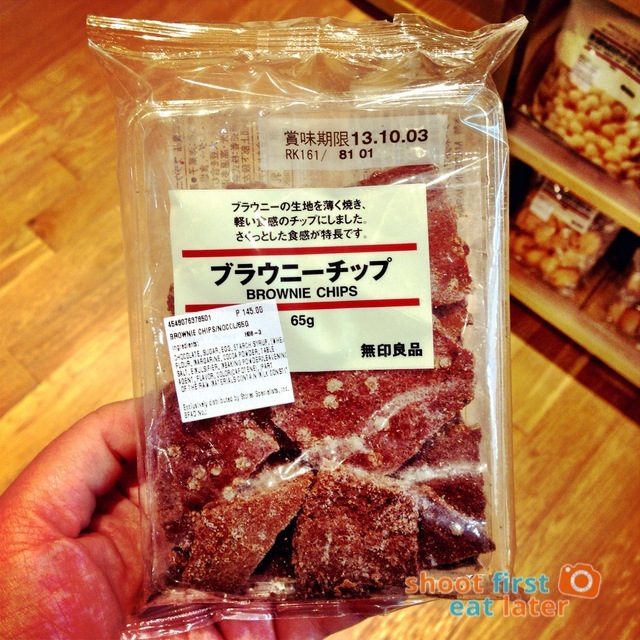 Muji brownie chips