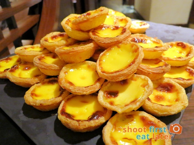 mini Portugese egg tarts