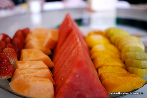 fresh fruit platter