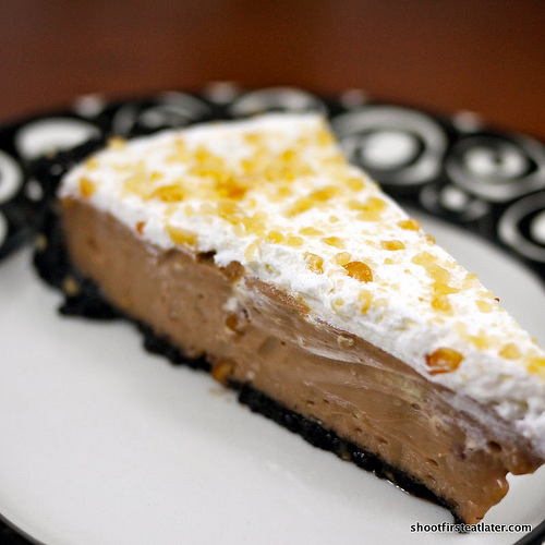 incredible chocolate peanut butter & grape jam pie