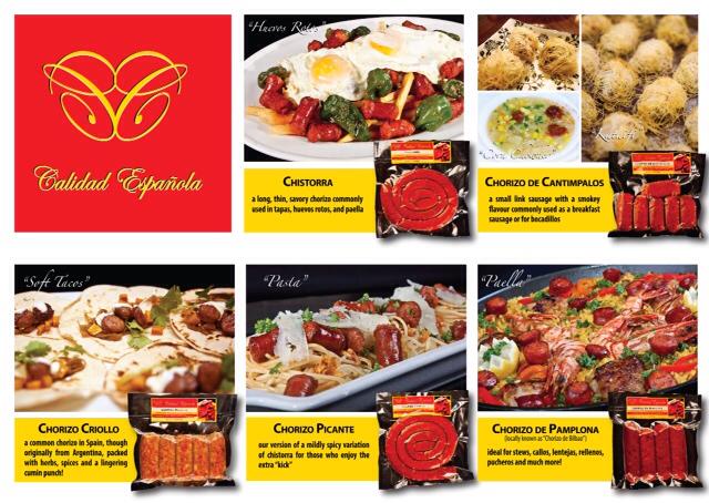 Calidad Española's chorizos