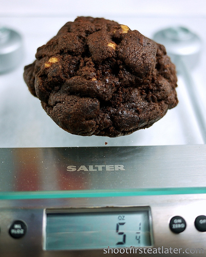 Levain Bakery's dark chocolate peanut butter chip cookie
