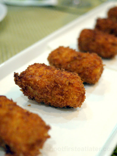 chicken & chorizo croquettes