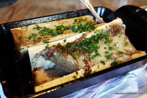 roasted bone marrow