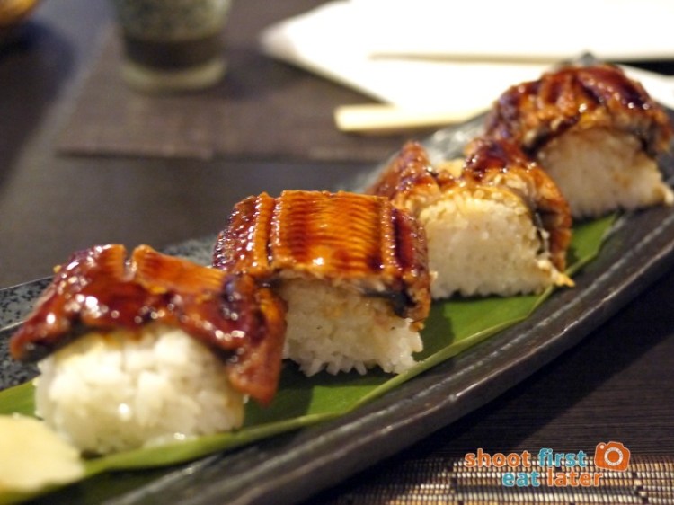 Toki Japanese REstaurant- unagi bo sushi P700