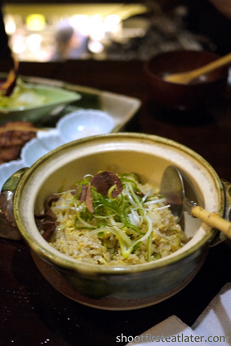 egg & leeks fried rice