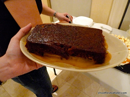Karen's sticky toffee pudding