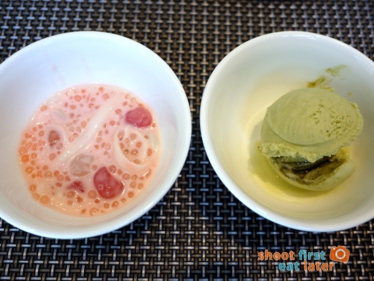 Marco Polo Hotel Ortigas Cucina Restuarant Buffet- halo halo & green tea ice cream
