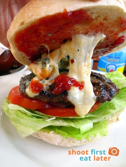 Bottle of Milk, Lorne- blue cheese burger 