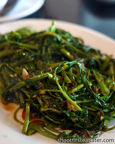 kang kong w/ sambal balchan