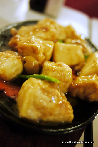 sizzling tofu