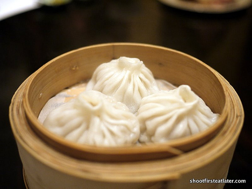 Shanghai pork dumplings "xiao long bao"