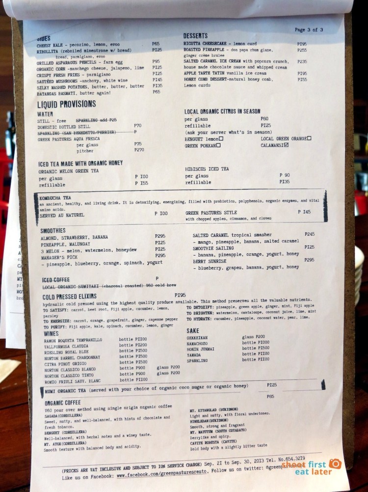 Green Pastures (Shangri-La) menu-002