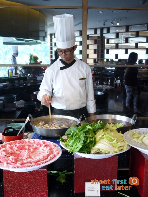 Inagiku, Makati Shangri-La- sukiyaki