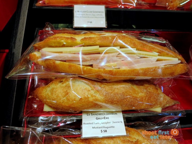 Le Salon de Thé de Joel Robuchon (Elements HK) - Ham and Gruyere sandwich HK$58-001