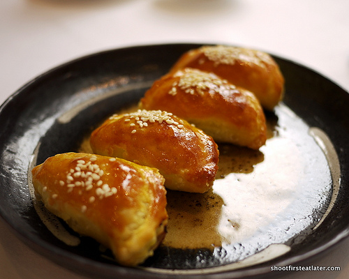 baked barbecued pork puff